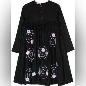 Marni Junior Embroidered Lyocell Dress